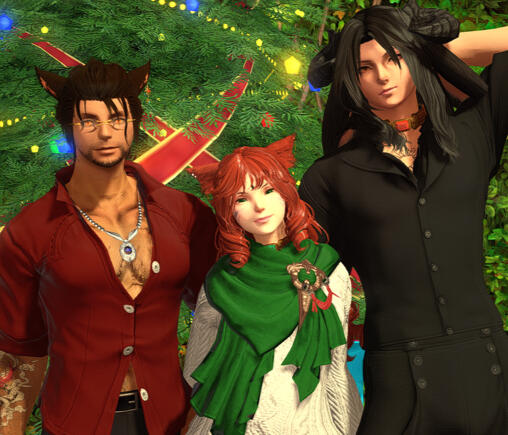 Christmas Card with Isaac and Dyvalen!